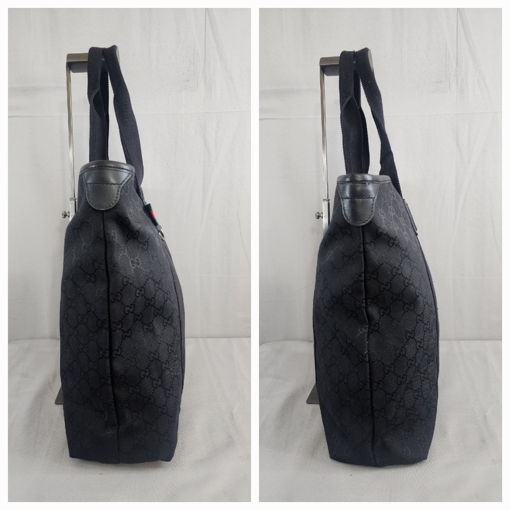 Gucci Gg Canvas Web Loop Tote Bag - image 8